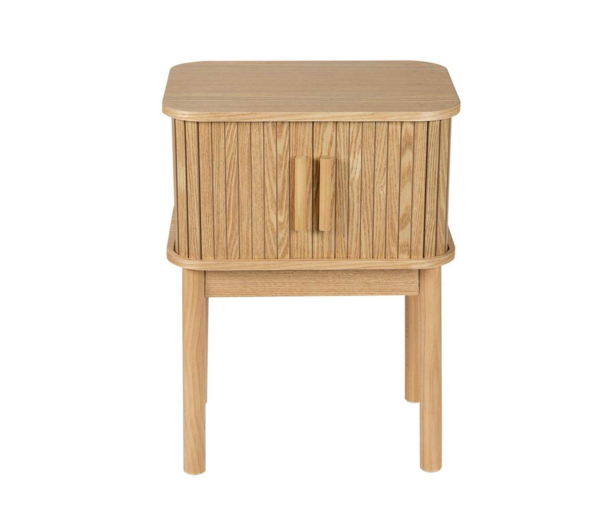 ASH/PINE BEDSIDE TABLE 40X30X53CM