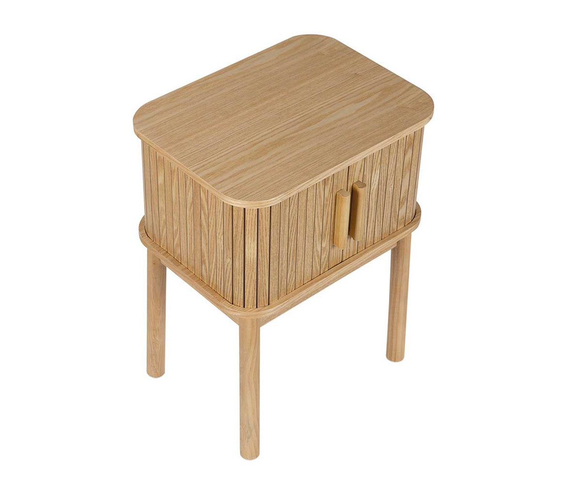 ASH/PINE BEDSIDE TABLE 40X30X53CM