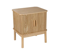 Load image into Gallery viewer, ASH/PINE BEDSIDE TABLE 48X40X55CM