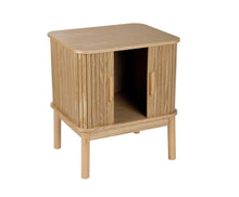 Load image into Gallery viewer, ASH/PINE BEDSIDE TABLE 48X40X55CM