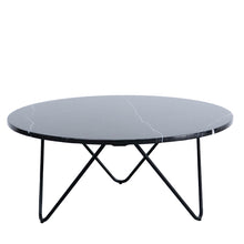 Load image into Gallery viewer, Coffee table - Kay - Black Marble - 80x80x35cm