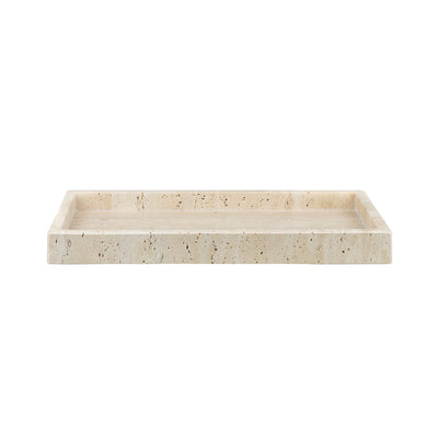 TRAVERTINE tray, large