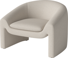 Charger l&#39;image dans la galerie, Mielo Armchair Revi - Bouclé &amp; texture, Ivory