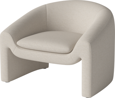 Mielo Armchair Revi - Bouclé & texture, Ivory