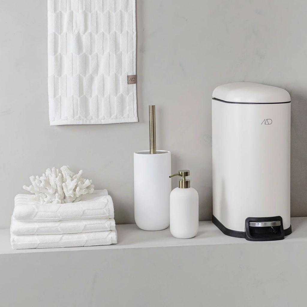 LOTUS Toilet brush holder, white