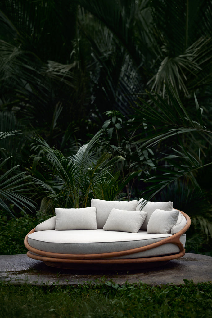 Solis outdoor daybed/Teak Beige