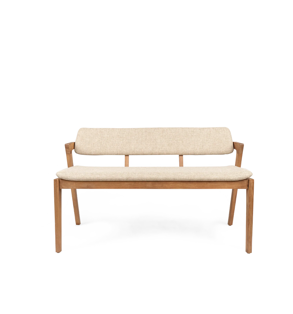Noa Dining Bench Pale Khaki