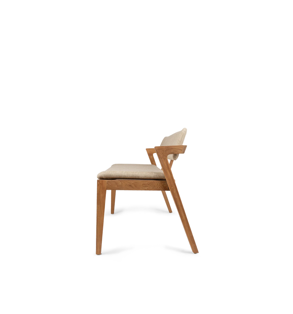 Noa Dining Bench Pale Khaki