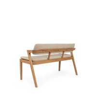 Load image into Gallery viewer, Noa Dining Bench Pale Khaki