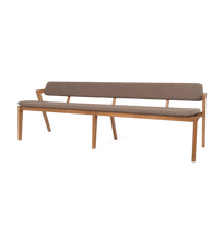 Load image into Gallery viewer, Noa Dining Bench Walnut