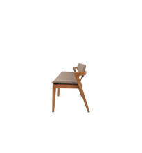 Load image into Gallery viewer, Noa Dining Bench Walnut