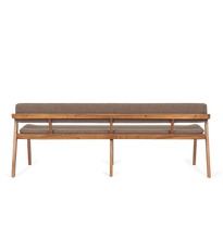 Load image into Gallery viewer, Noa Dining Bench Walnut