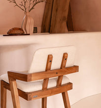 Load image into Gallery viewer, Noa Kitchen Stool Custard