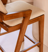 Load image into Gallery viewer, Noa Kitchen Stool Custard