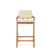 Load image into Gallery viewer, Noa Kitchen Stool Pale Khaki