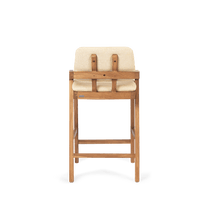 Load image into Gallery viewer, Noa Kitchen Stool Pale Khaki