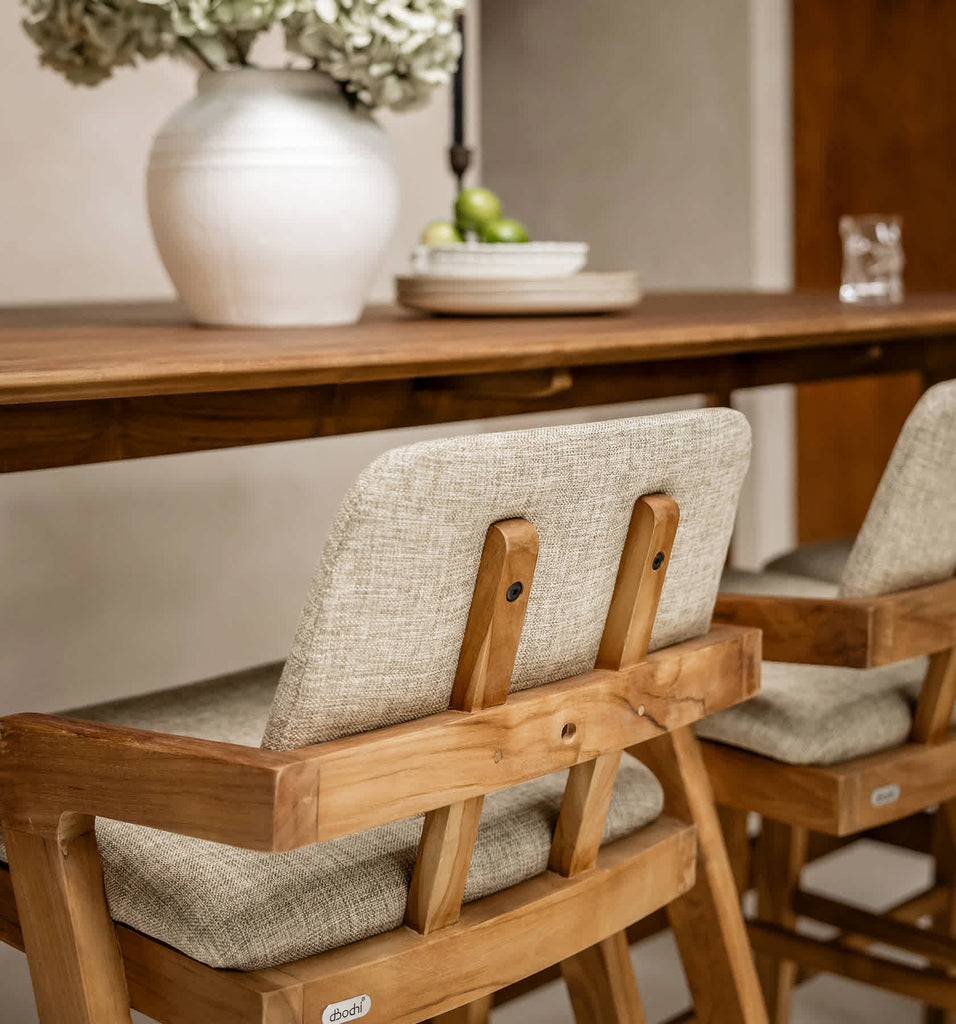 Noa Bar Chair Pale Khaki