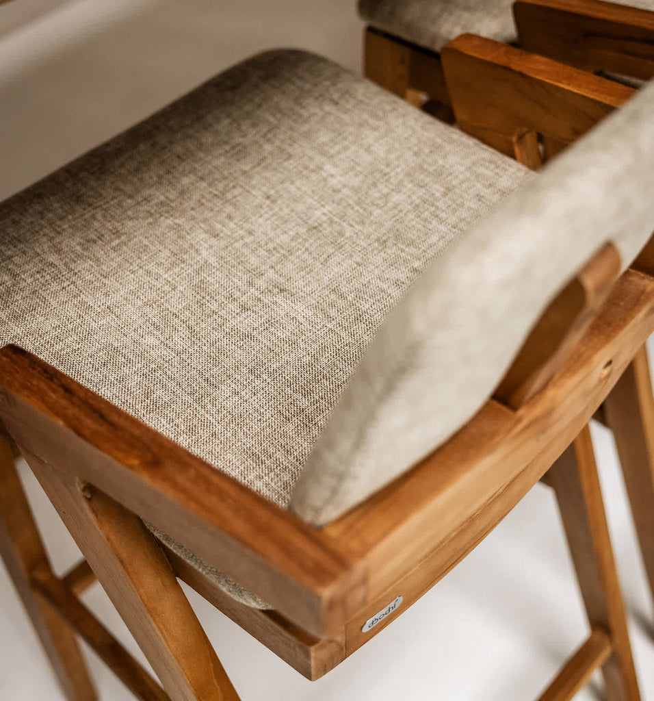 Noa Kitchen Stool Pale Khaki