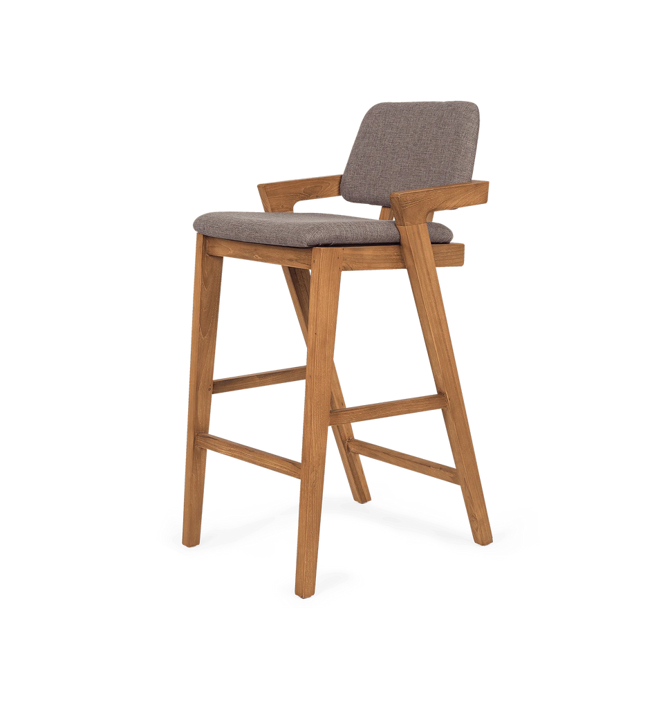 Noa Kitchen Stool Walnut
