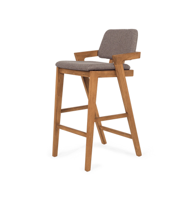 Noa Kitchen Stool Walnut