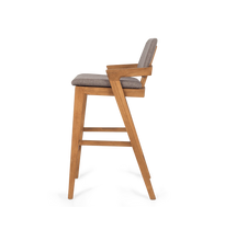 Load image into Gallery viewer, Noa Kitchen Stool Walnut