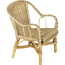 Load image into Gallery viewer, Rattan children&#39;s armchair