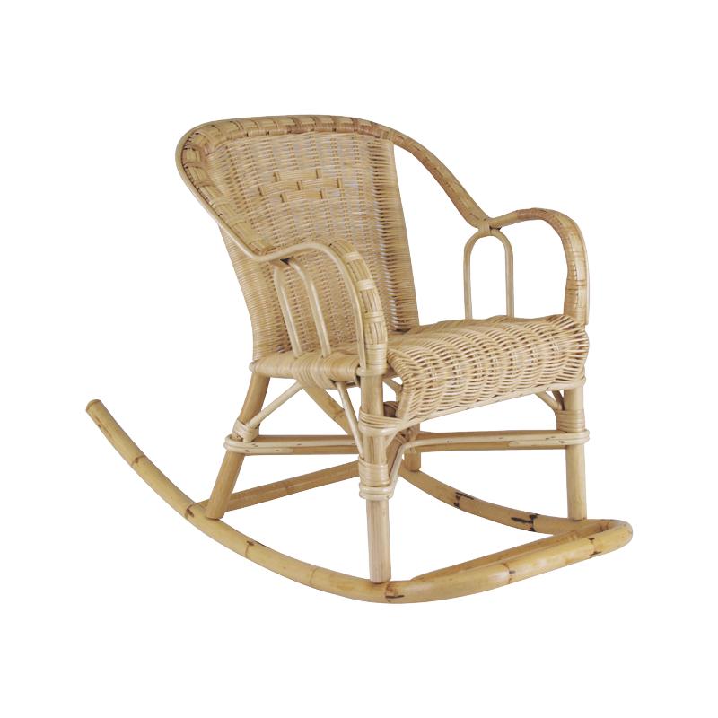 Rattan children's rocking chair – BOIS BLANC HOME