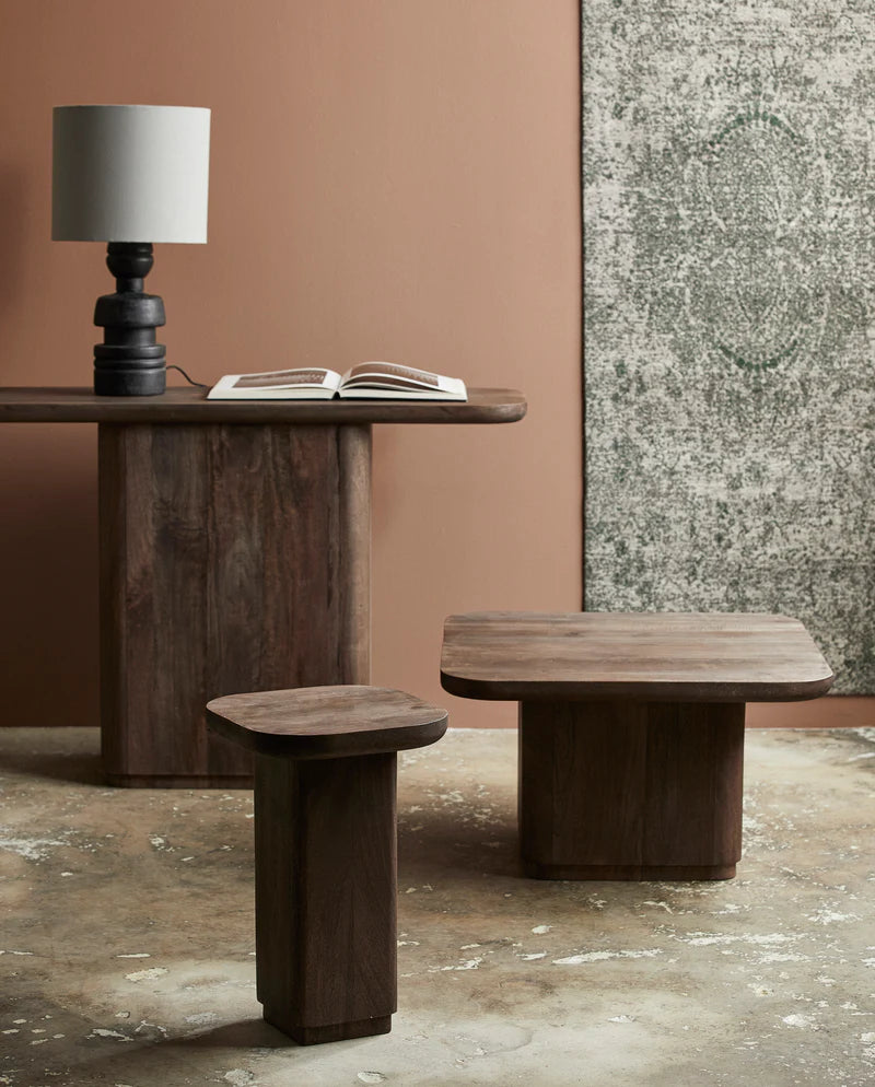 TOKE SIDE TABLE DARK BROWN