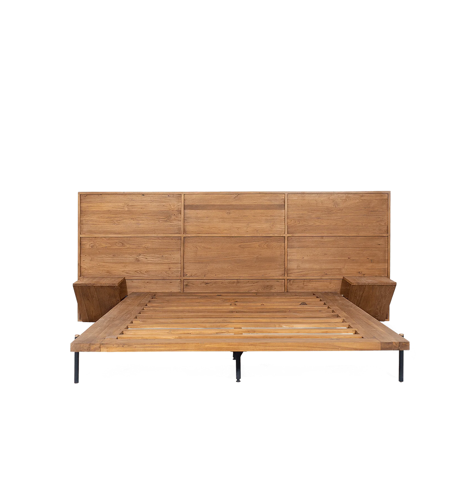 Outline Bed With Side Table