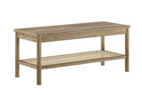 OLIVE BENCH RATTAN OAK