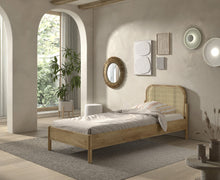 Carica l&#39;immagine nel visualizzatore di Gallery, Olive bed and bed side table set
