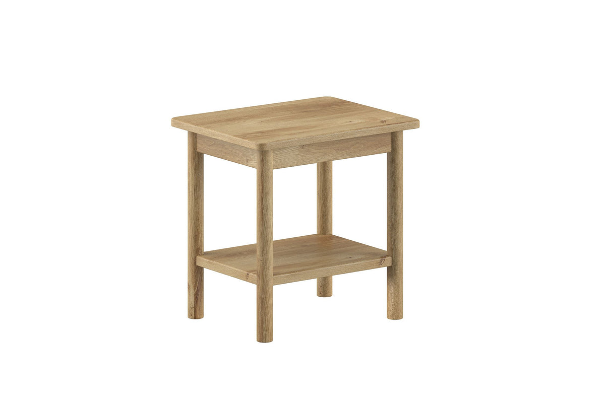 Olive bed and bed side table set