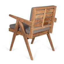 Charger l'image dans la galerie, Cushion for Dining Easy Lounge Chair Outdoor - Sunbrella® Natte Grey