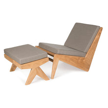 Cargar imagen en el visor de la galería, Cushion for Chair Outdoor - Sunbrella® Natte Grey