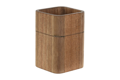 GLASS ACACIA 7,7X7,7X11,6 NATURAL