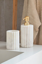 Cargar imagen en el visor de la galería, DISPENSER MARBLE METAL 8X8X20 WHITE