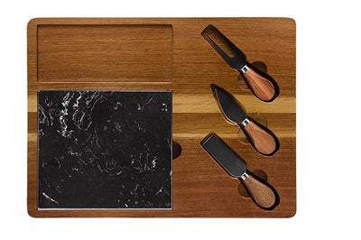 CUTTING/CHOPPING BOARD SET 5 ACACIA 36X27X2 CHEESE