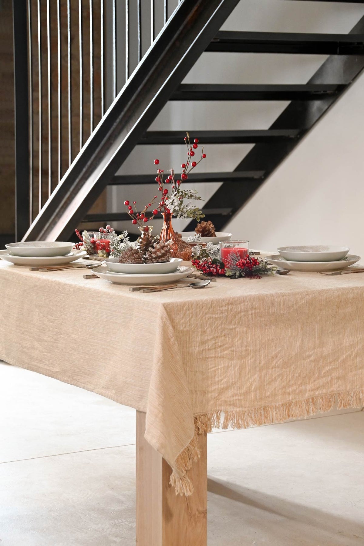 LINEN TABLECLOTH 150X200X0,1 250 GSM