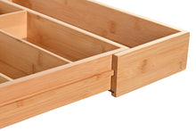 Carica l&#39;immagine nel visualizzatore di Gallery, CUTLERY TRAY BAMBOO 33X45,5X6,4 NATURAL