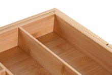 Carica l&#39;immagine nel visualizzatore di Gallery, CUTLERY TRAY BAMBOO 33X45,5X6,4 NATURAL