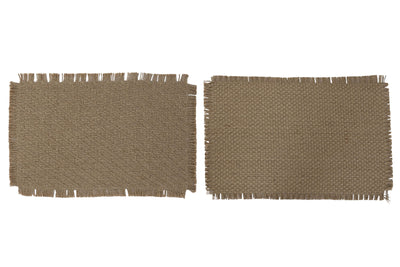 INDIVIDUAL JUTE 45X30X0.1 2 SURT.