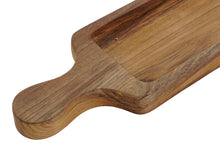 Load image into Gallery viewer, TABLE TEAK 41X10X2 NATURAL BROWN