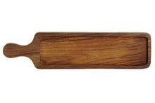 Load image into Gallery viewer, TABLE TEAK 41X10X2 NATURAL BROWN