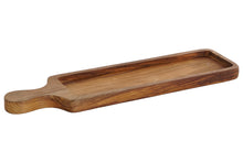 Load image into Gallery viewer, TABLE TEAK 41X10X2 NATURAL BROWN