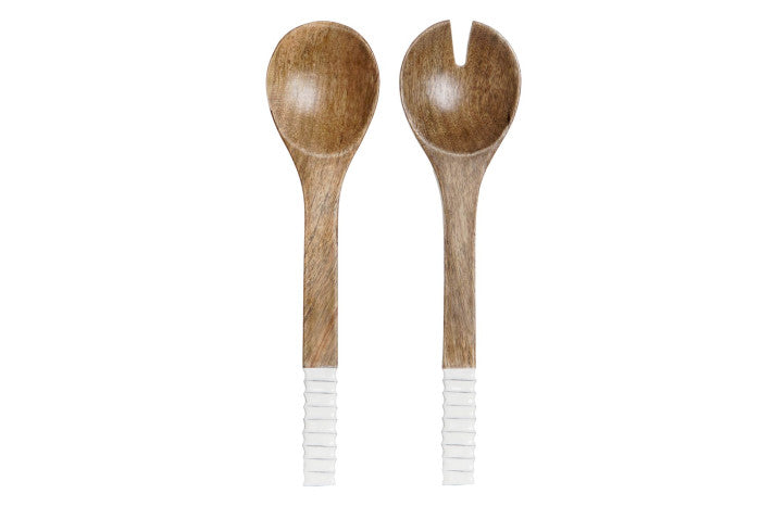 UTENSILS SET 2 MANGO 30X2X8 WHITE