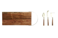 Load image into Gallery viewer, CUTTING/CHOPPING BOARD SET 4 ACACIA 46,5X17,7X2