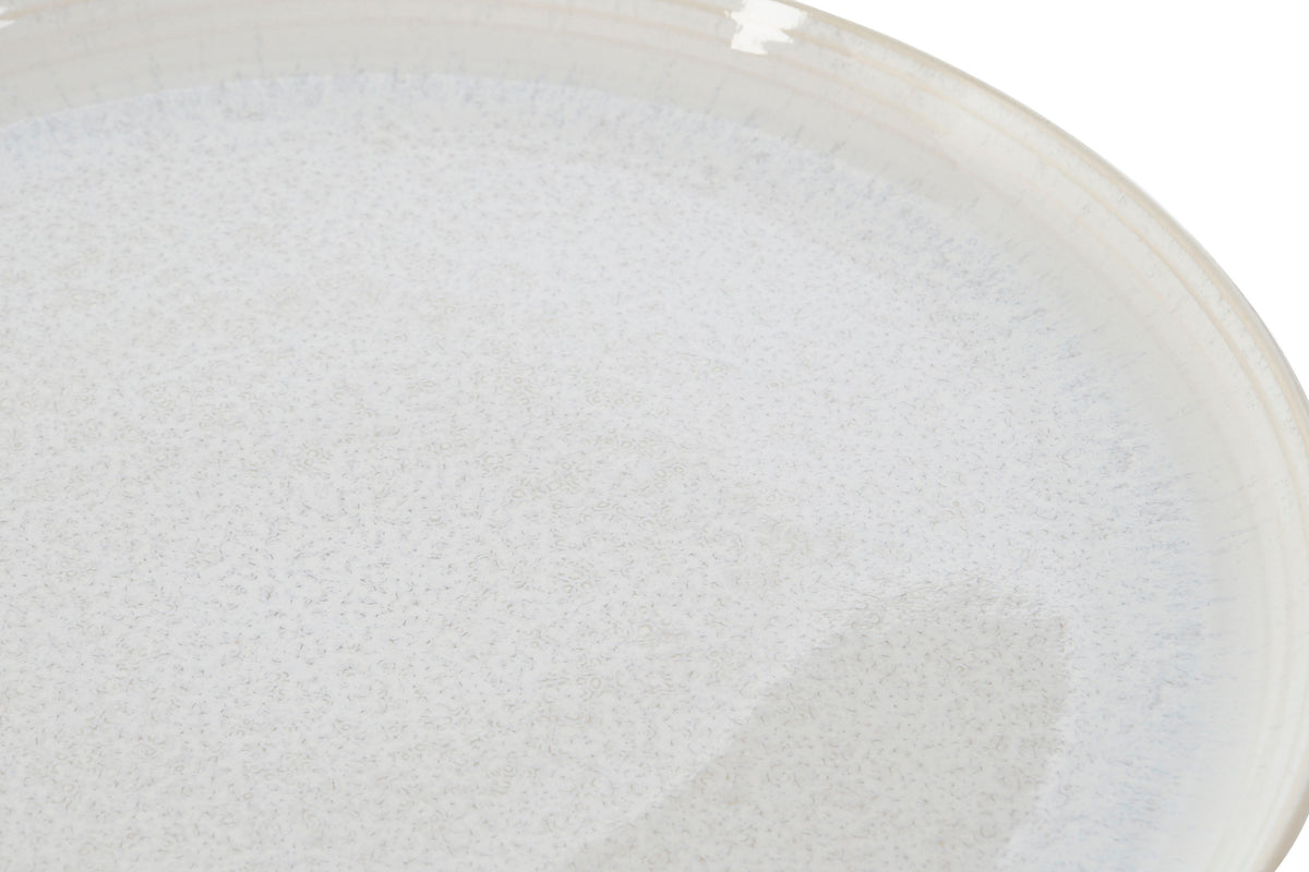 PLATE STONEWARE ENAMELLED 27,5X27,5X2,5 WHITE