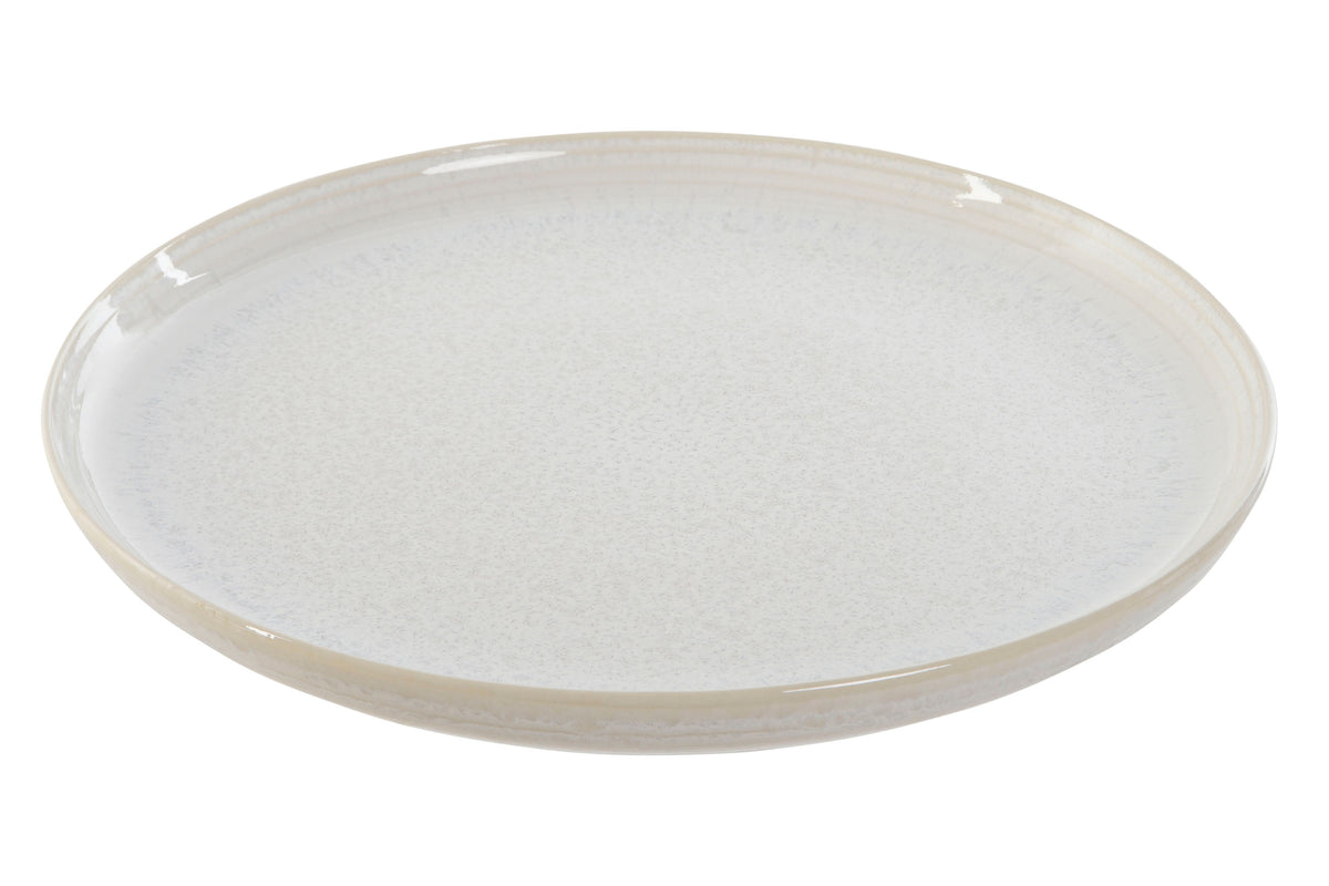 PLATE STONEWARE ENAMELLED 27,5X27,5X2,5 WHITE