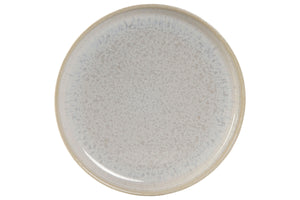 PLATE STONEWARE ENAMELLED 21X21X2 WHITE