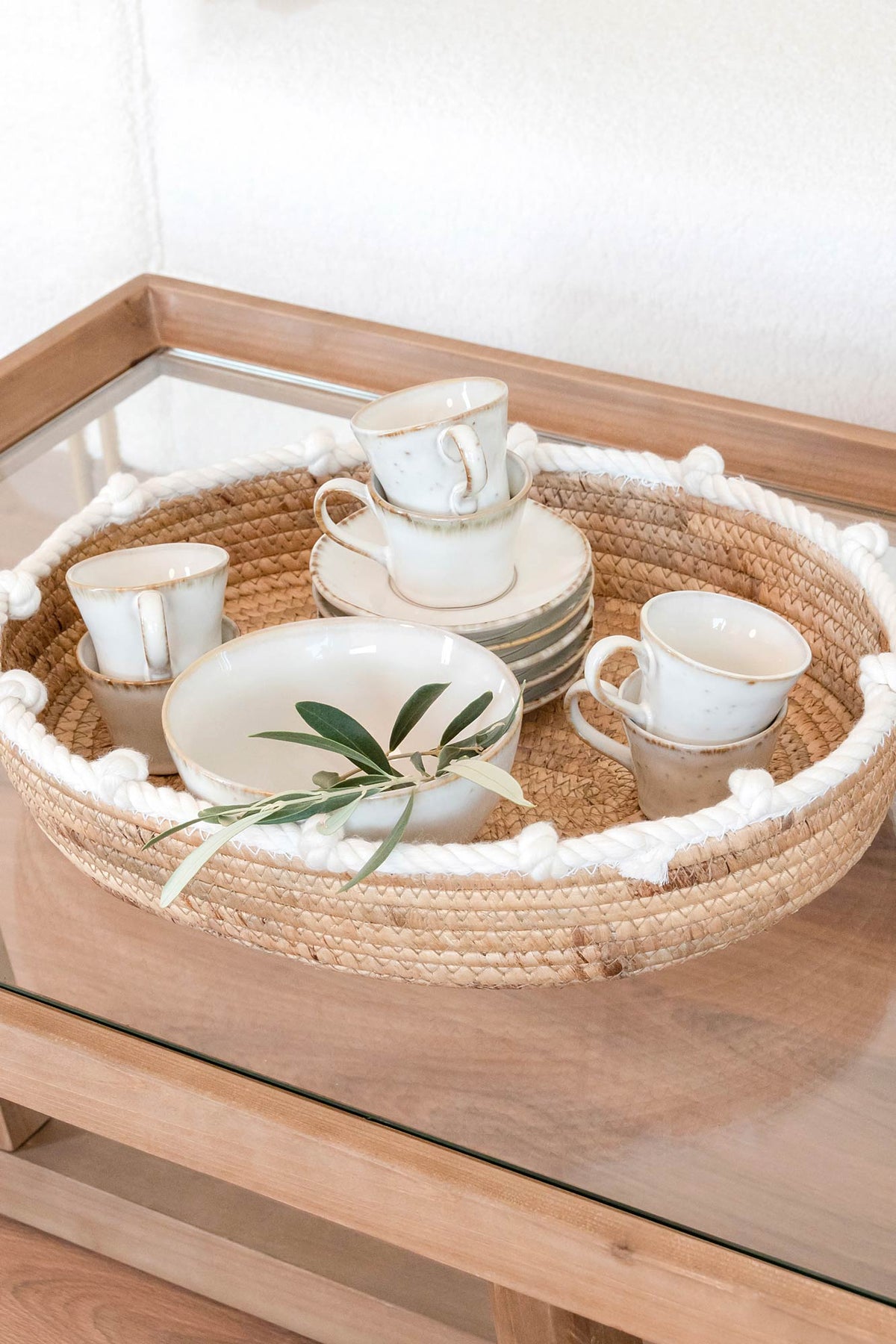 BOWL STONEWARE 14X14X8 WHITE